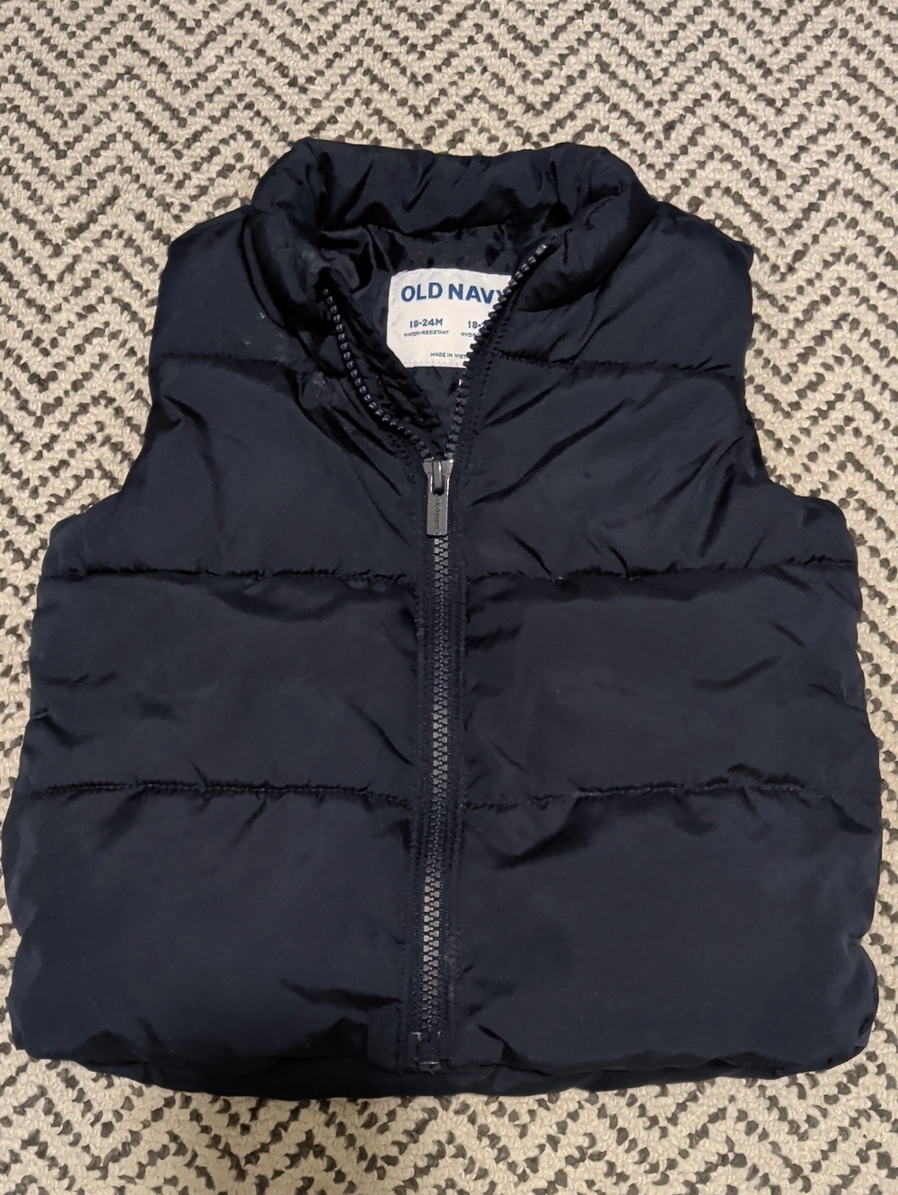 Old Navy Navy Puffer Vest